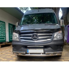 Передняя нижняя дуга Shark (нерж.) 2006-2013 для Mercedes Sprinter W906