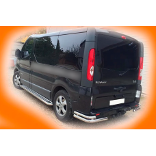 Задні куточки AK003-Подвійний (нерж) для Nissan Primastar 2002-2014 рр