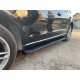 Бокові пороги Tayga Black (2 шт., алюміній) для Ауди Q5 2008-2017 рр
