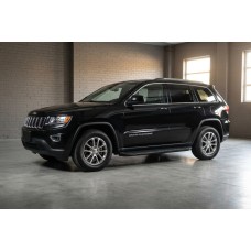 Бокові пороги Tayga Black (2 шт., алюміній) для Jeep Grand Cherokee WK2 2010-2021 рр