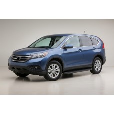 Бокові пороги Tayga Black (2 шт., алюміній) для Honda CRV 2012-2016 рр