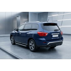 Боковые Подножки Fullmond (2 шт, Алюминий) для Nissan Pathfinder R52 2012-2021 гг