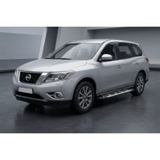 Боковые Подножки Sunrise (2 шт, Алюминий) для Nissan Pathfinder R52 2012-2021 гг