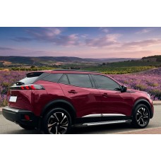 Бокові пороги Line (2 шт, алюміній) для Peugeot 3008 2016-2023 рр