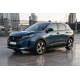 Боковые Подножки Tayga Black (2 шт, Алюминий) для Peugeot 3008 2016-2023 гг