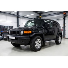 Бокові пороги Line (2 шт., алюм) для Toyota FJ Cruiser 2006-2022 рр