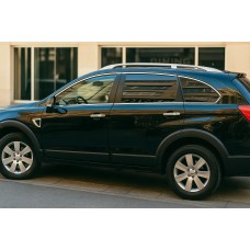 Верхня окантовка вікон (6 шт, нерж) для Chevrolet Captiva 2006-2019 рр