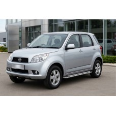 Бокові пороги Maydos V2 (2 шт., алюміній -2026 нерж) для Daihatsu Terios 2006-2017 рр