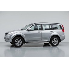 Боковые Подножки Maydos V2 (2 шт., Алюминий и Нержавейка) для GreatWall Haval/Hover H3 2005-2013 гг