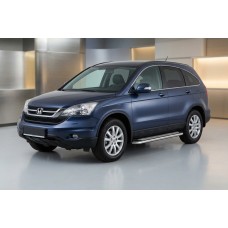 Боковые Подножки Maydos V2 (2 шт., Алюминий и Нержавейка) для Honda CRV 2007-2011 гг