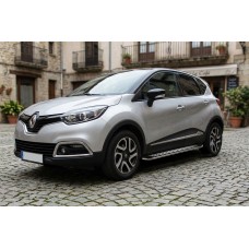 Боковые Подножки Maydos V2 (2 шт., Алюминий и Нержавейка) для Renault Captur 2013-2019 гг