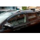 Ветровики с хромом (4 шт, Niken) для Nissan Qashqai 2007-2010 гг