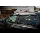 Ветровики с хромом (4 шт, Niken) для Nissan Qashqai 2007-2010 гг