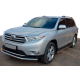Передняя защита ST008 (2010-2013, нержавейка) для Toyota Highlander