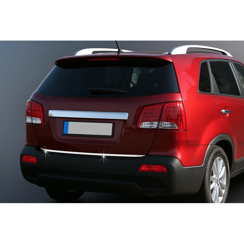 Кромка багажника (2009-2013, нерж.) OmsaLine - Итальянская нержавейка для Kia Sorento II XM
