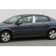 Хром на дверные стойки (6 шт, нерж) для Opel Vectra C 2002-2008 гг
