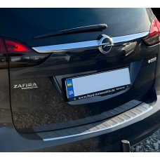 Накладка на задній бампер Carmos (нерж) для Opel Zafira C Tourer 2011-2019 рр