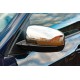 Накладки на дзеркала (2 шт., нерж) для BMW X5 E-70 2007-2013 рр