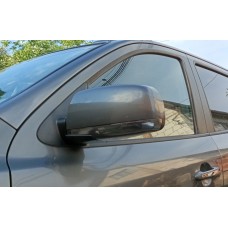 Накладки на дзеркала (2 шт, нерж) для Hyundai Santa Fe 2 2006-2012 рр
