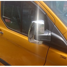 Накладки на дзеркала (2 шт., нерж) для Ford Custom 2013-2022 рр