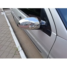 Накладки на зеркала (2 шт, нерж) для Ford Focus I 1998–2005 гг