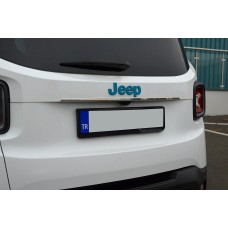 Хром планка над номером (нерж) для Jeep Renegade 2014- рр