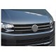 Накладки на решітку Чорний Хром 2015-2019 (4 шт, нерж) для Volkswagen T6 рр