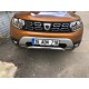 Накладки на противотуманки (2 шт, нерж) Carmos - Турецкая сталь для Renault Duster 2018-2024 гг