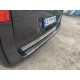 Накладка на задній бампер OmsaLine Чорний Хром (нерж) для Mercedes Vito / V-class W447 2014- рр