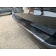 Накладка на задній бампер OmsaLine Чорний Хром (нерж) для Mercedes Vito / V-class W447 2014- рр