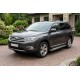 Боковые Подножки Maydos V2 (2 шт., Алюминий и Нержавейка) для Toyota Highlander 2008-2013 гг