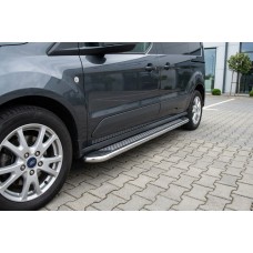 Бокові пороги Maydos V2 (2 шт., алюміній -2026 нерж) Стандартна база для Ford Connect 2010-2013 рр