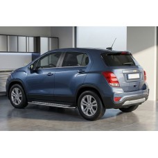 Боковые Подножки Maydos V2 (2 шт., Алюминий и Нержавейка) для Chevrolet Trax 2012-2023 гг