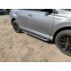 Бокові пороги Maydos V2 (2 шт., алюміній -2025 нерж) для Toyota Rav 4 2013-2018 рр