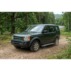 Боковые Подножки Maydos V2 (2 шт., Алюминий и Нержавейка) для Land Rover Discovery III 2004–2009 гг