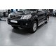 Боковые Подножки Maydos V2 (2 шт., Алюминий и Нержавейка) для Toyota Hilux 2006-2015 гг