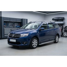 Боковые Подножки Maydos V2 (2 шт., Алюминий и Нержавейка) для Dacia Logan MCV 2013-2020 гг