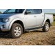 Боковые Подножки Maya V1 (2 шт., Алюминий) для Mitsubishi L200 2006-2015 гг