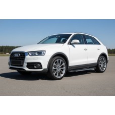 Боковые Подножки Bosphore Grey (2 шт., Алюминий) для Ауди Q3 2011-2019 гг