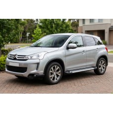 Боковые Подножки Line (2 шт., Алюминий) для Citroen C-4 Aircross 2012-2017 гг