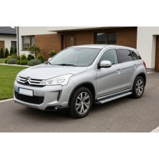 Боковые Подножки Maya V2 (2 шт., Алюминий) для Citroen C-4 Aircross 2012-2017 гг