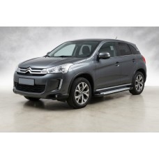 Боковые Подножки Тип X5 (2 шт., Алюминий) для Citroen C-4 Aircross 2012-2017 гг