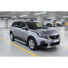 Боковые Подножки Maya V2 (2 шт., Алюминий) для Peugeot 5008 2016-2023 гг
