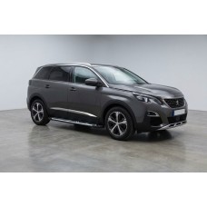 Бокові пороги Sunrise (2 шт., алюміній) для Peugeot 5008 2016-2023 рр