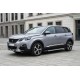 Боковые пороги RedLine V1 (2 шт., алюминий) для Peugeot 5008 2016-2023 гг