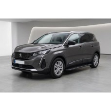 Бокові пороги Bosphorus Black (2 шт., алюміній) для Peugeot 5008 2016-2023 рр