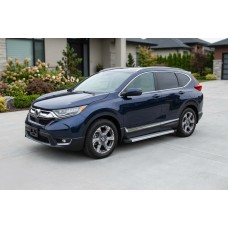 Бокові пороги Maya V2 (2 шт., алюміній) для Honda CRV 2017-2022 рр