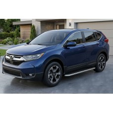 Бокові пороги Maydos V1 (2 шт., алюміній -2026 нерж) для Honda CRV 2017-2022 рр
