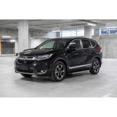 Бокові пороги Duru (2 шт., алюміній) для Honda CRV 2017-2022 рр