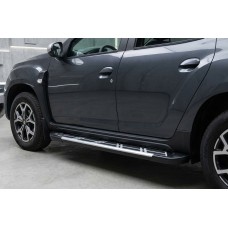 Бокові пороги Sunrise (2 шт., алюміній) для Renault Duster 2018-2024 рр